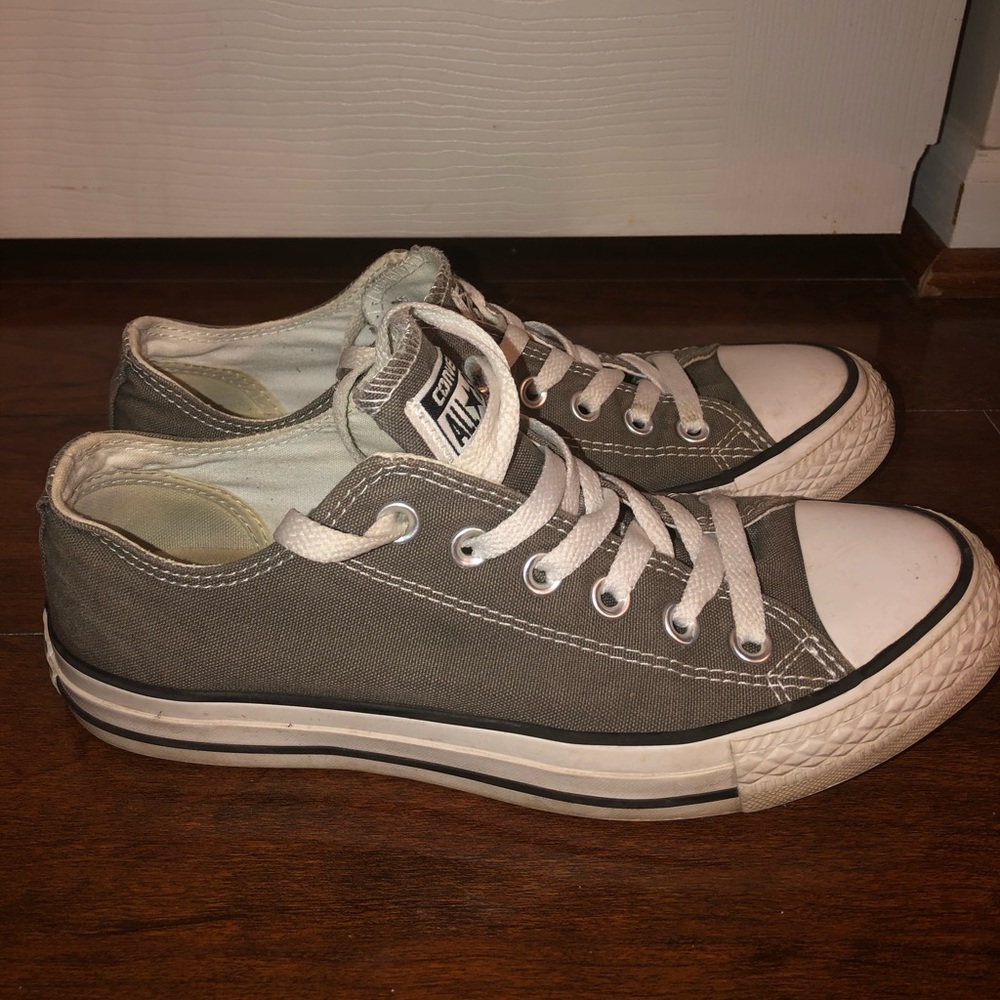 Grey Converse Low Top